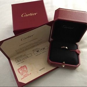 Cartier Love Ring in Pink Gold